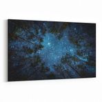 Olla 14806Y Gece Gökyüzü Görseli Yatay 30x20 cm Kanvas Tablo