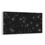 Olla 14860YD Gece Gökyüzü Görseli Yatay Dar 60x30 cm Kanvas Tablo