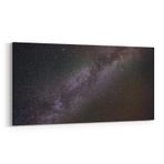 Olla 14878YD Gece Gökyüzü Görseli Yatay Dar 60x30 cm Kanvas Tablo