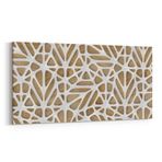 Olla 14888YD Geometrik Desen Görseli Yatay Dar 60x30 cm Kanvas Tablo