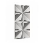 Olla 14909K2D Geometrik Desen Görseli Kare 2 Parça Dikey 30x65 cm Kanvas Tablo