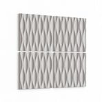 Olla 14922K4 Geometrik Desen Görseli Kare 4 Parça 65x65 cm Kanvas Tablo