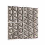 Olla 14948K4 Geometrik Desen Görseli Kare 4 Parça 65x65 cm Kanvas Tablo