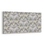 Olla 14950YD Geometrik Desen Görseli Yatay Dar 60x30 cm Kanvas Tablo