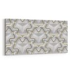 Olla 14951YD Geometrik Desen Görseli Yatay Dar 60x30 cm Kanvas Tablo