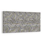Olla 14954YD Geometrik Desen Görseli Yatay Dar Kanvas Tablo, Ölçü 120X60