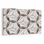 Olla 14959Y Geometrik Desen Görseli Yatay 30x20 cm Kanvas Tablo