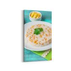 Olla 15098DD Gıda Görseli Dikey Dar Kanvas Tablo, Ölçü 50X100