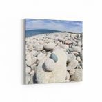 Olla 16549K Kumsal/Sahil Görseli Kare Kanvas Tablo, Ölçü 90X90