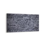 Olla 17329YD Taş/Tuğla Görseli Yatay Dar Kanvas Tablo, Ölçü 140X70