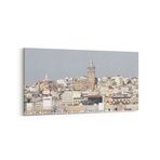 Olla 18677YD Yapı Görseli Yatay Dar Kanvas Tablo, Ölçü 160X80