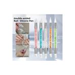 OLLA KOZMETİK Hamur Jel Şekil Verme Fırçası Nail Art Fırça Silikon Tırnak Fırçası 5li Set