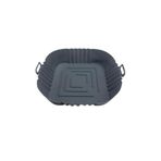 OLLEVRA Renkli Isıya Dayanıklı Yıkanılabilir Silikon Fırın Airfryer Kare Model Pişirme Matı 20 cm