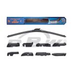 Ölmez Oto Yedek Parça Silecek Süpürgesi Muz Tip Multı-Fıt 8 Adaptörlü 26 Inch 650 mm - Beyaz