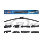 Ölmez Oto Yedek Parça Silecek Süpürgesi Muz Tip Multı-Fıt 8 Adaptörlü 28 Inch 700 mm - Beyaz