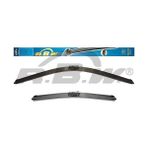 Ölmez Oto Yedek Parça Silecek Süpürgesi Muz Tipi Fıat: 500 312 2007→ 500C 312 2009→ Ford: Ka Ru8 2008→ Renault: Zoe 2013→ 24 Inch +14 Inch 600 mm +350 mm 19 mm Butonlu - Beyaz