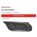 Ölmez Oto Yedek Parça Sis Far Kapağı Sol Fluence - 0 - Siyah