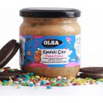 Olsa: Konfeti Çıtır | Bonibon, Kakaolu Sandviç Bisküvi, Renkli Pasta Süsleriyle Fıstık Ezmesi 400 G - 400 gr