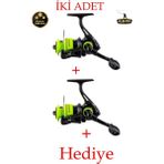 Oltamix 2 Adet Bauer Hıkaru 200 Lrf & Spin Olta Makinesi 5 Bilye - 0,25 mm / 190 m