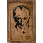 Oltu Taşı Işlemeli Atatürk Tablo