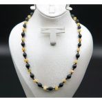 Oltu Taşı ve Kehribar Kadın Kolye sk000146