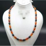 Oltu Taşı ve Kehribar Kolye sk000145