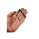 OltutaşıMarket Gümüş Püsküllü Mini Gürcistan Oltu Tesbih 5,5 mm