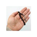 OltutaşıMarket Küre Kesim Bilek Boy Gürcistan Oltu Taşı Tesbih 7 mm