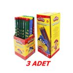 OLUKLU JUMBO ÜÇGEN KURŞUN KALEM 3 ADET