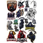 Ölüm Meleği Sticker Set 3 15 Parça Telefon, Tablet, Defter, Laptop Sticker