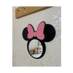 Olur o zaman Minnie Mouse Figürlü Çocuk Odası Dekoratif Ayna