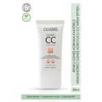 OLVERIS Renkli Yüksek Koruma Faktörlü Nemlendirici Güneş Koruyucu CC Krem SPF50+ (Shea Butter&HA&Ceramide)