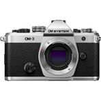 OM System Om-3 Gövde Gümüş Aynasız Fotoğraf Makinesi