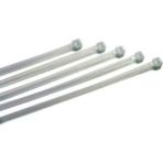 Omac Beyaz Cırtlı Plastik Kelepçe Kablobağı 4,8X300MM 10 Adet