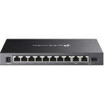 Omada Tp-Link DS110GMP 8 Port 10-100-1000 Poe+ Switch 1 Port Sfp + 1 Port Uplink Çelik Kasa Rack Mount