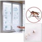 Omak - Sineklik Yıkanabilir Pencere Sinekliği Cırt Bantlı Yapışkanlı 130 cm x 150 cm 5'li - 5 Adet
