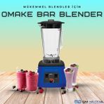 Omake BLEO1/E11 2200W Buz Kırıcı Bar Blender - Mavi