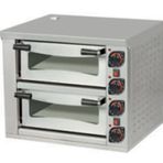 Omake FPZ01.E21 Elektrikli 52x52 cm 2 Katlı Elektrikli Pizza Fırını