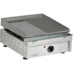 Omake IZG02.E11 Z5F Döküm Pleyt Izgara, 40 Cm, Elektrikli - Inox