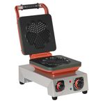 Omake Kare Waffle Makinesi Kalp Çiçek Ø190