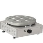 Omake KRP03.N11 7 Bölmeli Tekli Krep Makinesi, Doğalgazlı - Gri
