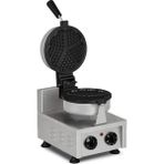 Omake WFL11.E12 Zamanlayıcılı Kalp Tekli Waffle Makinesi, Elektrikli - Inox