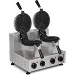 Omake WFL12.E22 Zamanlayıcılı Kalp Çift Waffle Makinesi - Inox