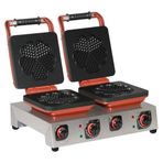 Omake WFL21.E22 Waffle Makinesi Kalp Ø190