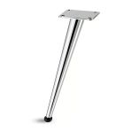 Omaks (1 Adet) 30 Cm Metal Krom Dereceli Mobilya Sehpa Kanepe Ayağı Montaj Vidaları Dahil Ayak