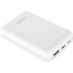 Omars 10000MAH Type-C ve USB Çift Çıkışlı Pd 20W Hızlı Şarj Destekli Mini Powerbank - Beyaz