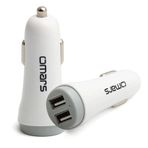 Omars 4.8A Çift USB Çıkışlı Araç Şarj Cihazı