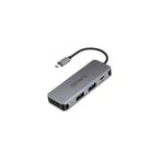 Omars 4 Port USB-C Hub 4K HDMI Video Transferi USB 3.1 PD USB-A ve Type-C Hub Çoklayıcı Adaptör