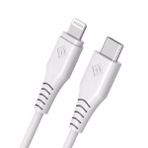 Omars Beyaz 1.8 m Novoo Type-C iPhone Lightning Hızlı Şarj Kablosu