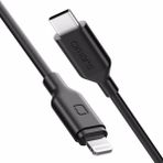 Omars Type-C iPhone Siyah 1 mt MFI Lightning PD Hızlı Şarj Kablosu